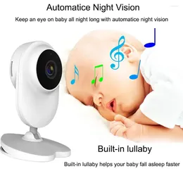 Aixi-SHS Tuya Baby Monitor Wifi IP Camera Smart Life App Surveillance Security HD 1080P 6 Lullabies/Music Temperature Measure