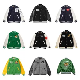 Human Made New Men's And Women's Baseball Jacket With Cotton Jacket Cardigan Jacket T231130