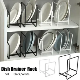 Cookware Holders Dish Rack Dish Drainer Pot Rack Spoon Pot Lid Holder Drying Shelf Stand Household Tableware Storage Organizer Kitchen Gadgets 231129