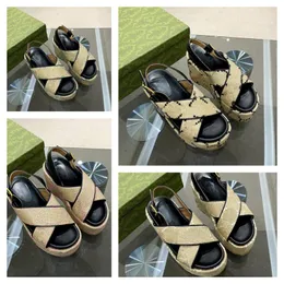 2023 Summer Women Wedge Slippers Platform sandal thick sole bottom Flip Flops Soft Comfortable Casual Shoes Outdoor Beach Sandals Ladies Slides slipper size 35-41