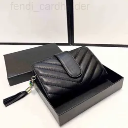 YSLITY CLASSIC VINTAGE Wallet Usisex Bags Leather Luxury Designer Brand House Tassel Card Card Card 220325