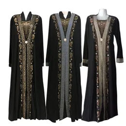 Roupas étnicas mulheres abaya robe de roupas árabes Hijab Hijab Turkish Indian Kaftan Islâmico Dress Vestido Muçulmano Com 230131