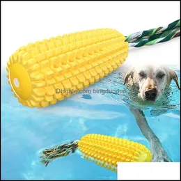 Dog Toys Chews Toy Corn Sound Toothbrush Molar Stick Drop Delivery Home Garden Pet Supplies Dhr6J