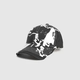 Bollmössor Spring och Summer Baseball Cap Tie färgad Hardtop Cap Outdoor Cotton Sun Visor Justerbar Elastic Cap för män och kvinnor G230201