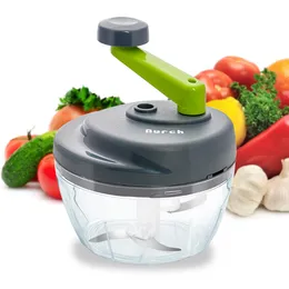 Ferramentas de vegetais de frutas Processador de alimentos da manivela de manivela Fast Chopper Manual Grinder Mincer multifuncional para cebola Garlic 230201