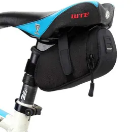 Borse laterali s HNQH Nylon Bicicletta Impermeabile Sella Riflettente Antiurto Ciclismo SeatTail Borsa posteriore Bolsa Bicicleta NUOVO 0201