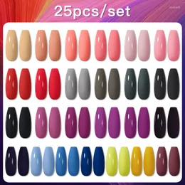 Nail Art Kits 7pcs/25pcs Gel Polish Set Kit Glitter Vernis Semi Permanent Base Top Coat UV LED 4.6