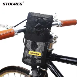 Panniers SサイクリングウォーターボトルポーチMTBバイクケトルライディングハンドルバーバッグ自転車アクセサリー0201