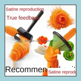 Utensili per frutta e verdura Taglierina a spirale Taglierine per affettatrici Grattugia Imbuto Twister Peeler Avvolgitore Cucina Gadget da cucina Drop Delivery Home Dht8O