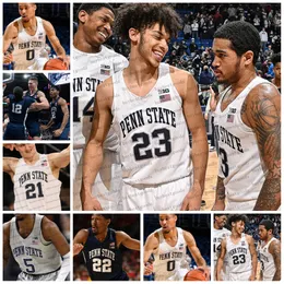 Custom Penn State Basketball Jalen Pickett Jersey 3 Andy Christos 35 Ishaan Jagias 15 Dan Conlan 0 Kanye Clary 1 Seth Lundy 2 Myles Dread 3 Kebba njie koszulki zszyte