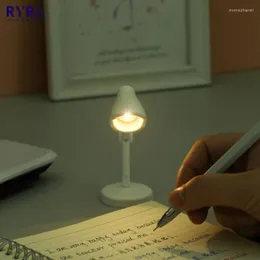 Lampy stołowe Składana magnetyczna mała książka odczytu z klipsem Ochrony Oczy Ochrony przenośna lampa LED Mini biurko do notebooka w pokoju domu