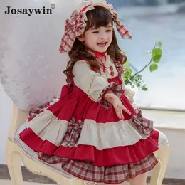 Abiti da ragazza Abito per bambini per bambina Autunno manica lunga Abito da sposa Navidad Abito da ballo per ragazza Lolita Girl Princess Party Vestidos