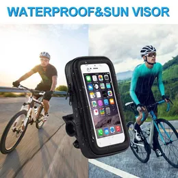 Panniers S Cycling Mobile Touch Screen Portable Waterproof Olika stilar Telefon Navigation Foldbar Bag Bicycle Accessories 0201