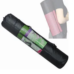 Förvaringspåsar Nylon yogamatvattentät ryggsäck påse pilates bärare mesh justerbar rem bekvämlighet ryggpackstorage