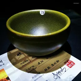 Bowls Jianzhan Handmade Longyaochaishao Superior Tea Powder Green Super General Military Cup Glaze