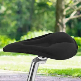 Sadder Universal Bicycle Mountain Bike Silica Comfort Seat Tjockning Sadel Gel Pad Cushion Cover 0131