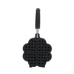 Baking Pastry Tools For Waffle Irons Nonstick Cast Iron Maker Double Side Love Heart Shaped Pan Household Cafe Restaurant Drop Del Dhxcw