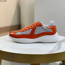 2023 männer Turnschuhe Echtes Leder Sport Casual Schuhe Wohnungen Komfort Laufen Runde Kappe Schnüren Mischfarbe Luxus Marke Designer hm8J00000002