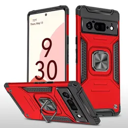 Armor Phone Cases für Google Pixel 8 7A 7 6 6A 5A 4A 5 Pro Kickstand Stoßfeste Handyhülle Coque Fundas
