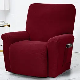 Chair Covers Durable Recliner Cover Easy To Install Wear Resistant Elastic Massage Armchair