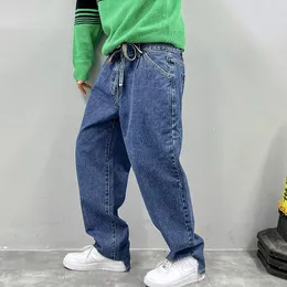 Jeans da uomo Streetwear Taglio creativo Baggy stile coreano Pantaloni cargo dritti in denim hip-hop Abbigliamento uomo Pantaloni Harajuku