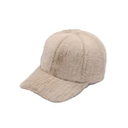 Ball Caps Cokk solidny kolor jesień zimowej czapki nowe kobiety baseballowe Regulowane ciepłe czapki baseballowe dla mężczyzn Snapback Casquette Gorro Nowy G230201