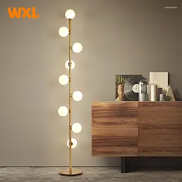 مصابيح الأرضية الحديثة سحرية الفول لغرفة المعيش