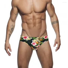 Unterhosen Männer Print Briefs männer Surf Shorts Strand Boxer Bademode Kleidung Schwimmen Sportswear Badehose Bademode Bade Tragen 2023