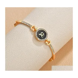 Charm armband f￶delse smycken konstellationer 12 stj￤rntecken kvinnor m￤n f￶delsedag g￥va kubik zirkonarmband kedja 3612 Q2 droppe leverera dhjwo