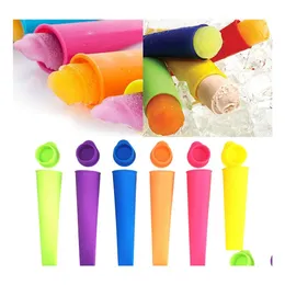 Мороженое инструменты Sile Stick Folds Form для производителя DIY Summer Frozen Lolly Popen Spesicle Lolly Mod Drop Доставка Домашний сад