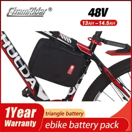 EU-skattefritt E-cykelbatteri 36V 48V 52V 20A 30A 40A BMS Electric Bicycle Frame Lithium Li-ion Batteri Pack 250W-1500W BBS02