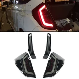 Baklyktor f￶r GK5 Jazz Honda Fit Tail Light 20 14-20 19 LED DRL Style Running Signal Brake Reversing Parking Lighthouse Facelift