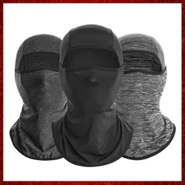 MZZ106 Motorcycle Ice Silk Face Mask Outdoor Riding Breathable Dustproof Balaclava UV Protection Full Face Cover Motorcycle Equipments