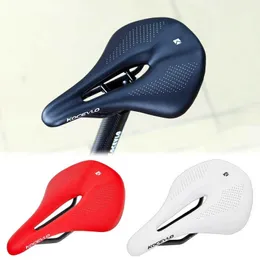 Selle bici NUOVA fibra di carbonio strada mtb mountain bike bicicletta per ciclismo sella trail comfort gare sedile rosso bianco 0131