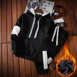 Jogging Clothing 2023 Autumn Fashion Mens Hoodie Tracksuit Casual Hooded Sweatshirt Sweatpant Two Piece Sets Male Pullover Hoody Designer Cl
