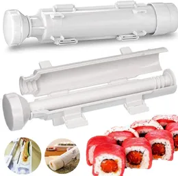 Sushi Tools Roller Bazooka Hållbart läger Kock Matklass Plastis Ris Grönsak Möt Maskform för Easy Cooking Rolls 230201