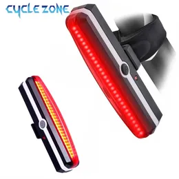 Luzes LED Light Tasiling Aviso Bike traseiro 6 Modos Modos à prova d'água Capacete de lanterna Bicicleta MTB Lâmpada de ciclismo de luz 0202