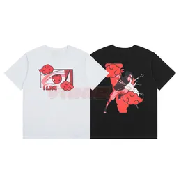 メンズファッションブランドビンテージTシャツカップルナルトアニメプリントティーメンズストリートウェアTシャツS-XL