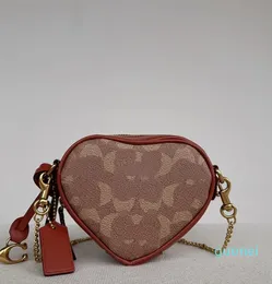 Projektant -wiele modeli torby na ramię w kształcie serca dla kobiet designerskich torebki torebki łańcuch crossbody torebki mini serce miłosne skórzane torebki portfel