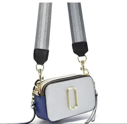 소매점 가방 지갑 marc 핸드백 디자이너 가방 여성 단순한 넓은 어깨 끈 m 컬러 일치 작은 정사각형 j crossbo281z