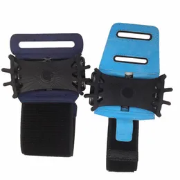 Ginocchiere Gomito Grado Girevole Corsa Fascia da braccio Borsa Telefono Fascia da polso Custodia da polso per jogging Ciclismo Palestra Borsa da polsoGomito