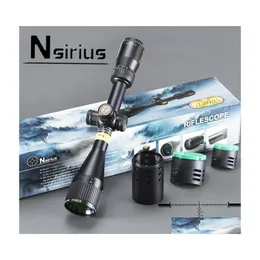 Jaktomf￥ng nsirius taktisk 312x44 ao riflescope optisk sikt florlek mil dot r￶d gr￶n lluminat gev￤r omf￥ng droppleverans sp DH2HQ