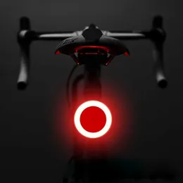 S 자전거 후면 USB 충전식 LED 미화 헬멧 팩 가방 스쿠터 안전 경고 램프를위한 미등 방수 자전거 조명 0202