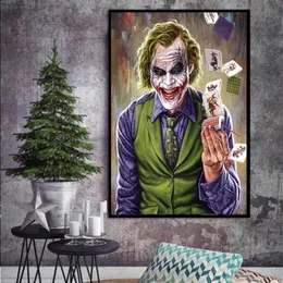 Joker do malowania abstrakcyjnego pokoi ściana życie sztuka nowoczesne plakaty zdjęcia 237J płótno zdjęcia odbitki fkhnw