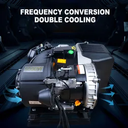 Electric Double Cooling Generator Vehicle Range Extender 60V Electric Three-Wheeler Car Generator Mute Frequency Conversion Cooler Generator