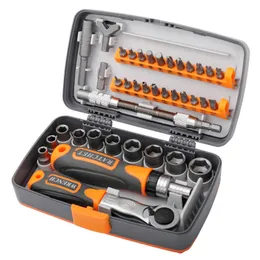 Andra handverktyg Multi Screwdriver Set Ratchet Socket Wrench Combination Toolbox Hardware Precision Screw Bits Tool Set 230201