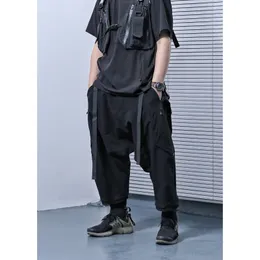 メンズパンツREINDEE LUSION 21 SS 2 IN 1 MOLLE SYSTEM LOW CROTCH SAMURAI PANTS TECHWEAR WATER REPELLENT MULTI POCKETS WAIST調整230202