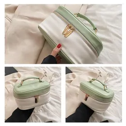 화장품 가방 여행 메이크업 핸드백 대용량 세련된 휴대용 저장 파우치 여자 친구 자매를위한 선물