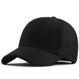 Czapki kulkowe dla dorosłych duży rozmiar pełny wełniany kapelusz wełniany mężczyźni i kobiety plus dopasowany czapka baseballowa 5660 cm 6168 cm 230202