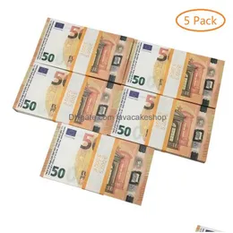 Other Festive Party Supplies Prop Money Copy Banknote Toy Currency Fake Euro Children Gift 50 Dollar Ticket Faux Billet Drop Deliv Dhukt86RW